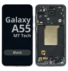 LCD OLED For Galaxy A55 With Frame MT Tech Not Original Black