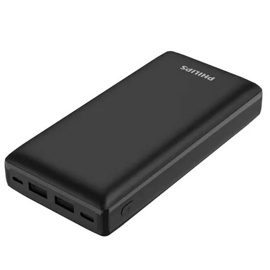 POWERBANK Philips Powerbank 20000 mAh 20 watt 4 Poorten Snellaadfunctie POWERBANK