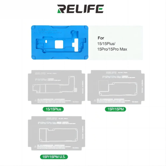 RELIFE 22-in-1 IPX - IP15 RL-601T Mid-Tier Motherboard Repair Fixture Set