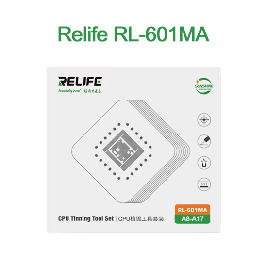 RELIFE RL-601MA A8-A17 IP CPU Repair Fixture Set