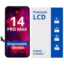 LCD Diagnosable Soft Oled Excellent For IPhone 14 Pro Max White Box