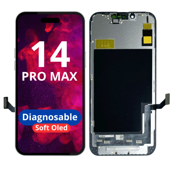 LCD Diagnosable Soft Oled Excellent For IPhone 14 Pro Max White Box