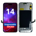 LCD Diagnosable Soft Oled Excellent For IPhone 14  White Box