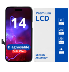 LCD Diagnosable Soft Oled Excellent For IPhone 14  White Box
