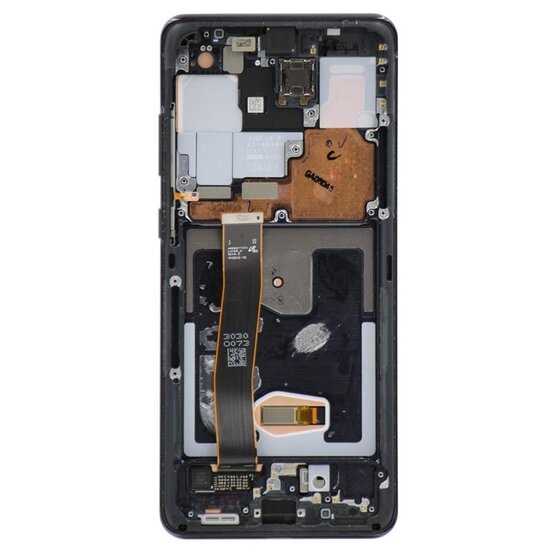 LCD Soft Oled For Galaxy S20 Ultra Black with Frame Non Original White Box