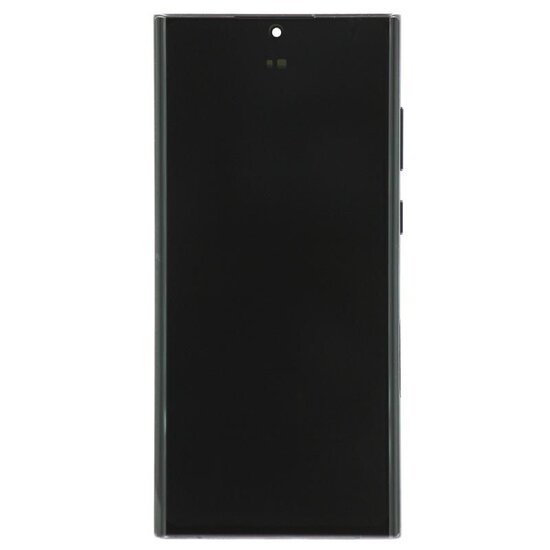 LCD Soft Oled For Galaxy S22 Ultra Black with Frame Non Original White Box