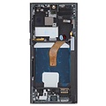 LCD Soft Oled For Galaxy S22 Ultra Black with Frame Non Original White Box