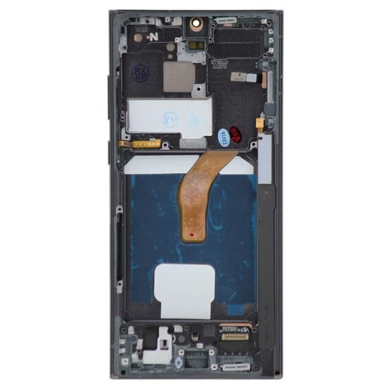 LCD Soft Oled For Galaxy S22 Ultra Black with Frame Non Original White Box