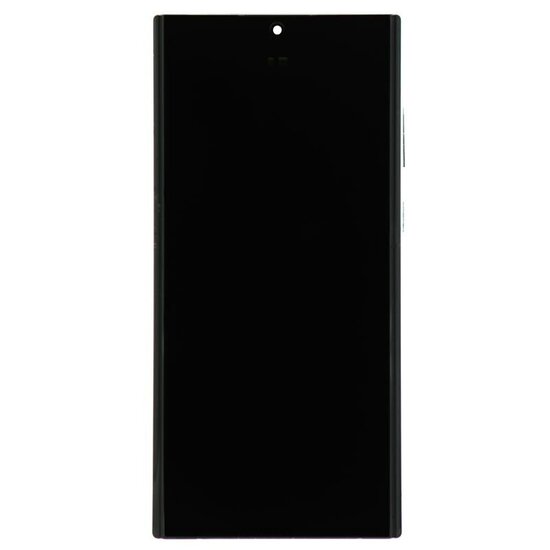 LCD Soft Oled For Galaxy S22 Ultra White with Frame Non Original White Box