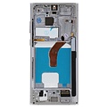 LCD Soft Oled For Galaxy S22 Ultra White with Frame Non Original White Box