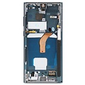 LCD Soft Oled For Galaxy S22 Ultra Green with Frame Non Original White Box