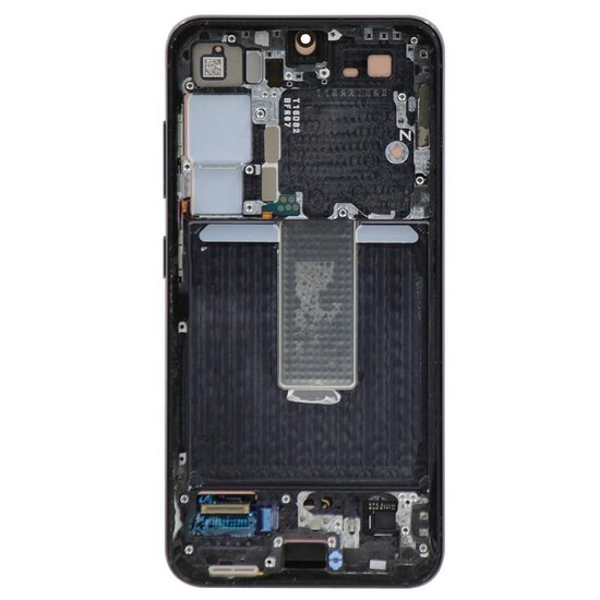 LCD Soft Oled For Galaxy S23 Black with Frame Non Original White Box