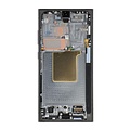 LCD Soft Oled For Galaxy S24 Ultra Black with Frame Non Original White Box