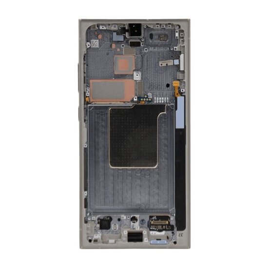 LCD Soft Oled For Galaxy S24 Ultra Gray with Frame Non Original White Box