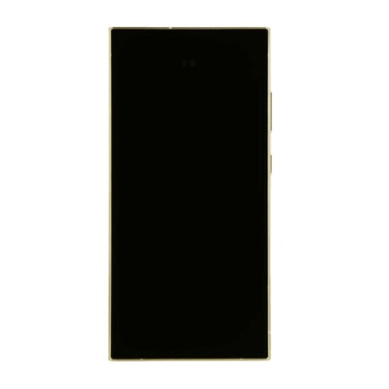 LCD Soft Oled For Galaxy S24 Ultra Yellow with Frame Non Original White Box