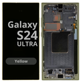 LCD Soft Oled For Galaxy S24 Ultra Yellow with Frame Non Original White Box