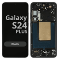LCD Soft Oled For Galaxy S24 Plus Black with Frame Non Original White Box