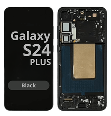 LCD Soft Oled For Galaxy S24 Plus Black with Frame Non Original White Box
