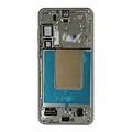 LCD Soft Oled For Galaxy S24 Plus Grey with Frame Non Original White Box