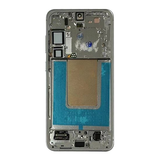 LCD Soft Oled For Galaxy S24 Plus Grey with Frame Non Original White Box