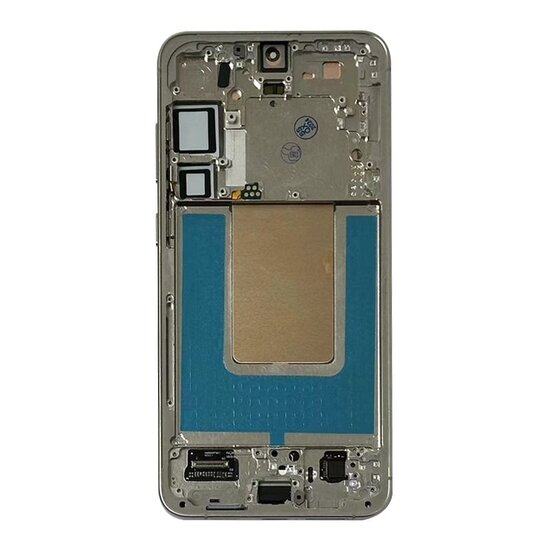 LCD Soft Oled For Galaxy S24 Plus Yellow with Frame Non Original White Box