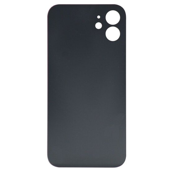 Big Hole Back Cover Glass For IPhone 12 (No Logo) (Blue)