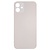 Big Hole Back Cover Glass For IPhone 12 (No Logo) (White)