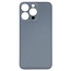 Big Hole Back Cover Glass For IPhone 13 Pro Max (No Logo) (Blue)