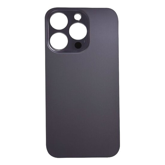 Big Hole Back Cover For IPhone 14 Pro (No Logo) (Black)