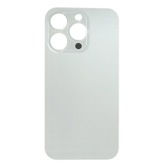 Big Hole Back Cover For IPhone 14 Pro (No Logo) (White)