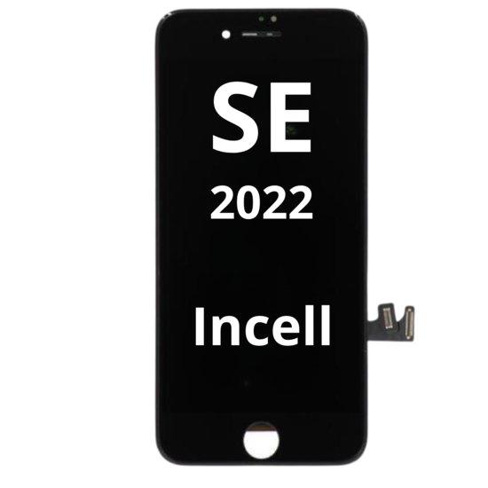 LCD Screen Assembly For IPhone  SE 2022  Black Incell White Box