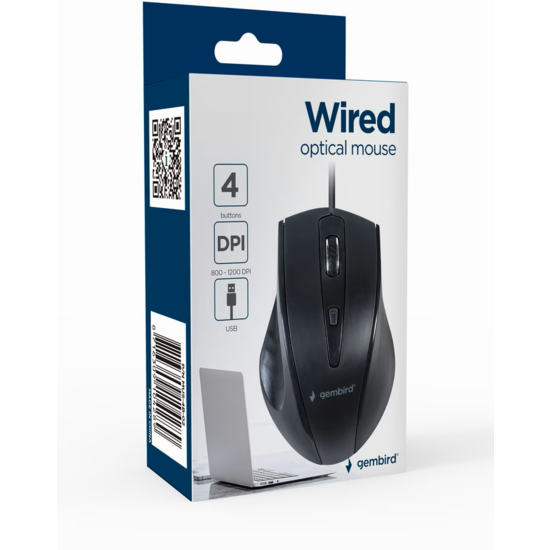 Gembird Wired Mouse MUS-4B-02