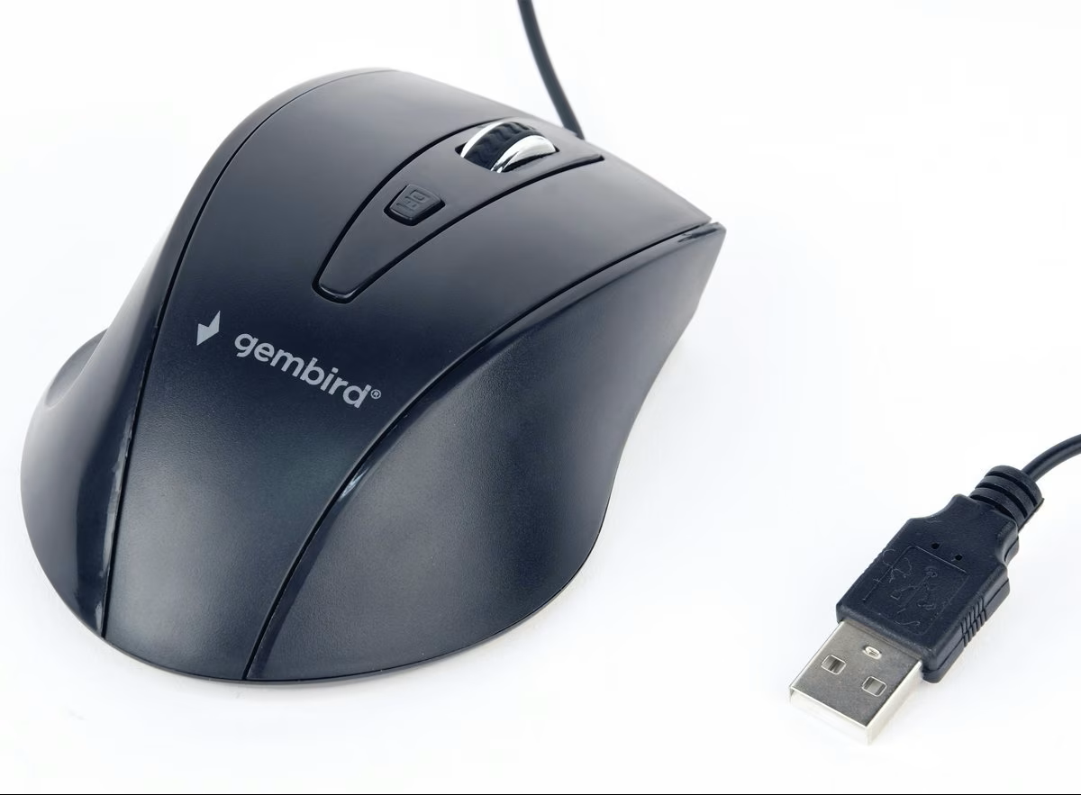 Gembird Wired Mouse MUS-4B-02, foto 4 van 4