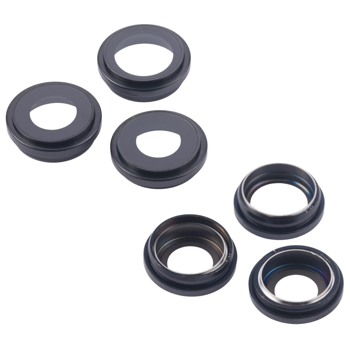 Camera Lens Glass with Frame for IPhone 16 Pro / 16 Pro Max - MT Tech, foto 2 van 4