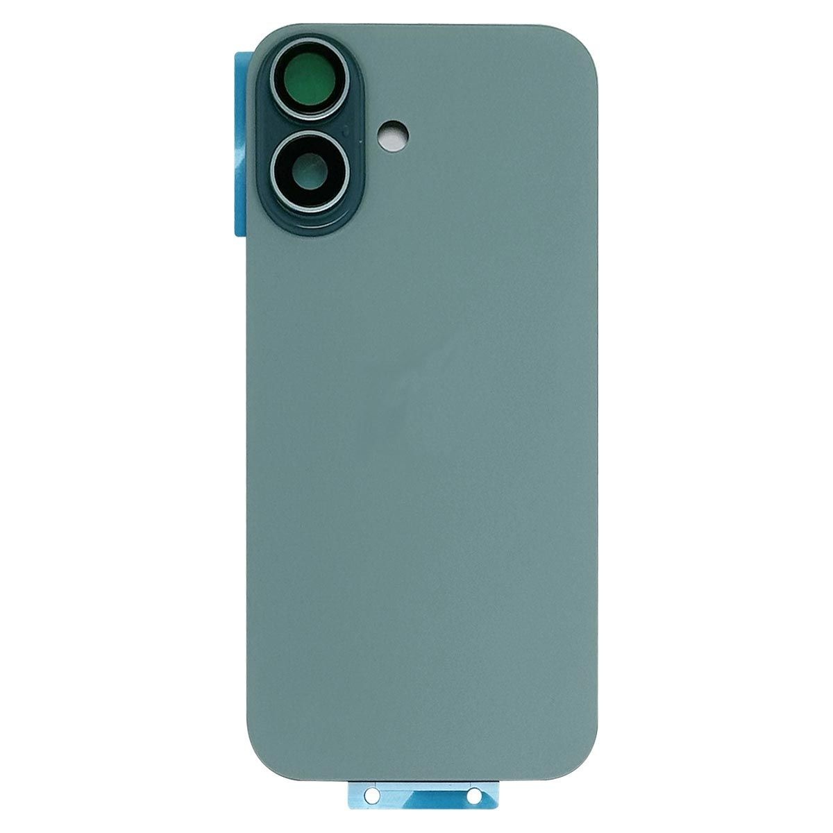 Back Cover with Camera Lens for IPhone 16 (No Logo) (Green)