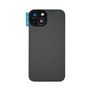 Back Cover with Camera Lens for IPhone 15 Plus (No Logo) (Black)