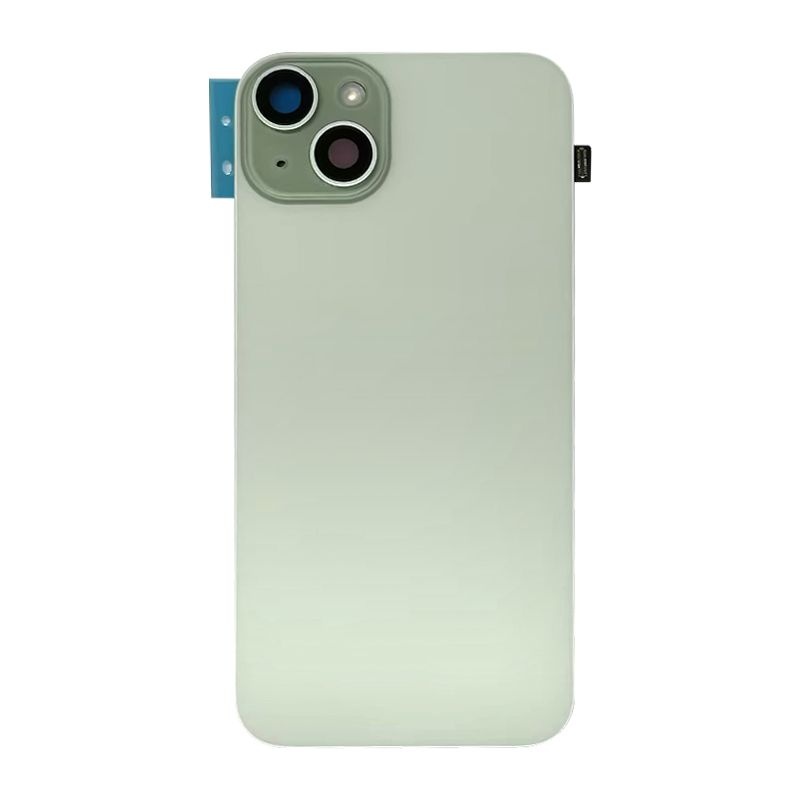 Back Cover with Camera Lens for IPhone 15 Plus (No Logo) (Green), foto 2 van 2