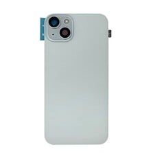 Back Cover with Camera Lens for IPhone 15 Plus (No Logo) (Blue)