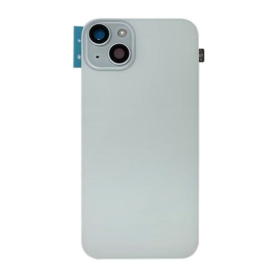 Back Cover with Camera Lens for IPhone 15 Plus (No Logo) (Blue)