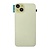 Back Cover with Camera Lens for IPhone 15 (No Logo) (Yellow)