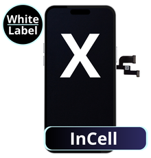 LCD για iPhone X Incell White Box