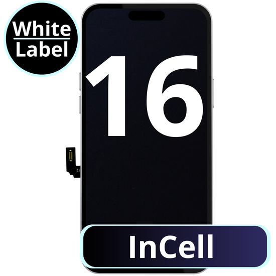 LCD For IPhone 16 Incell White Box (Replaceable IC)