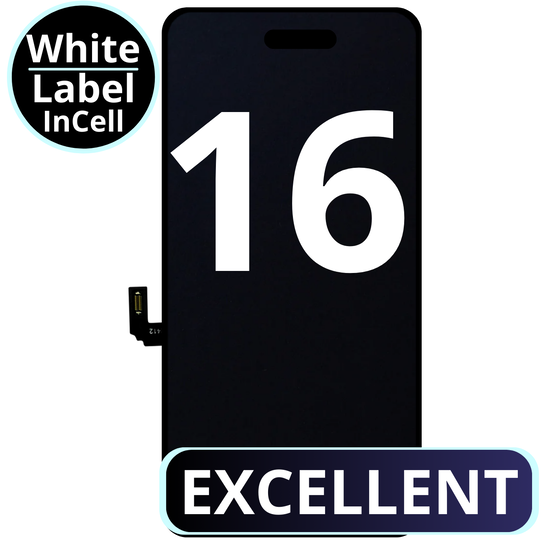 LCD Excellent Screen Assembly For IPhone 16 Incell White Box