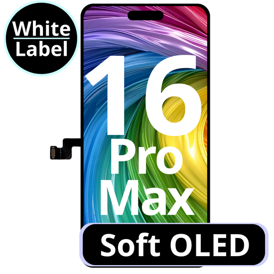 LCD Soft Oled For IPhone 16 Pro Max White Box