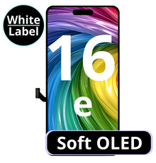 LCD Soft Oled For IPhone 16e / 17e White Box (Replaceable IC)