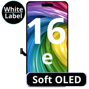 LCD Soft Oled For IPhone 16e / 17e White Box (Replaceable IC)