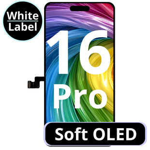 LCD Soft Oled For IPhone 16 Pro White Box (Replaceable IC)