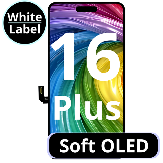 LCD Soft Oled For IPhone 16 Plus White Box