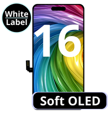 LCD Soft Oled For IPhone 16 White Box (Replaceable IC)