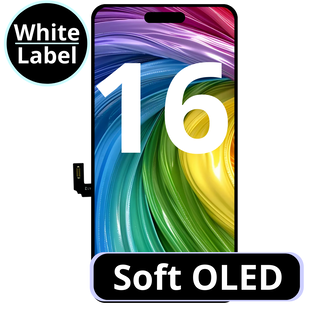 LCD Soft Oled For IPhone 16 White Box (Replaceable IC)